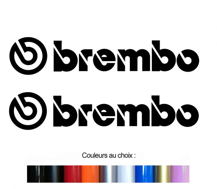 Sticker 2 X BREMBO
