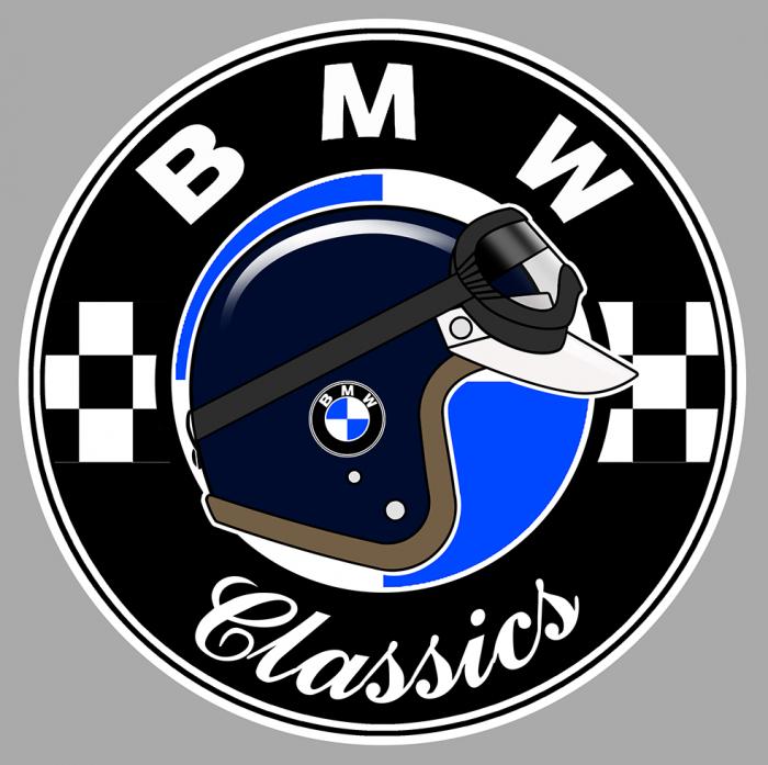 Stickers noir brillant pour badges de réservoir BMW 70mm - Creativ