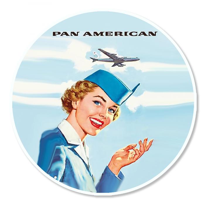 Sticker PAN AM : Couleur Course