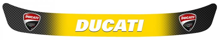 Sticker VISIERE DUCATI : Couleur Course